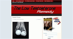 Desktop Screenshot of lowtestosteroneremedy.com