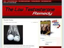 Tablet Screenshot of lowtestosteroneremedy.com